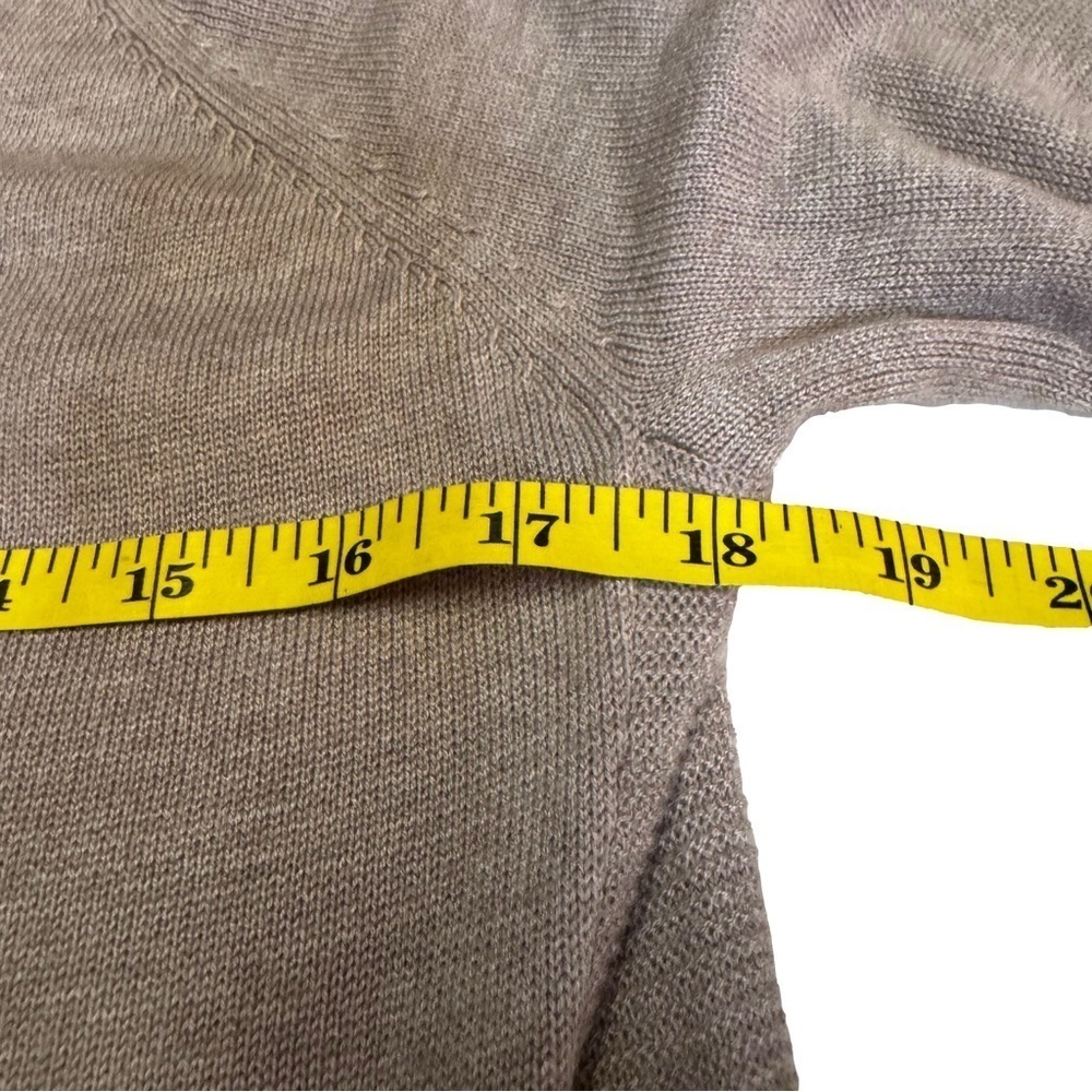 Laurie Felt Gray Hooded Sweater Cashmere Blend Size XS Ribbed Cuffs and Hem NWOT - Picture 10 of 12